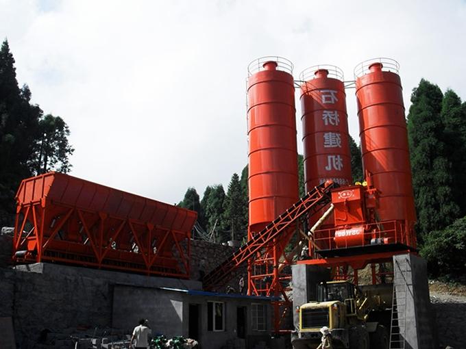 宝鸡仙女山搅拌站 近景